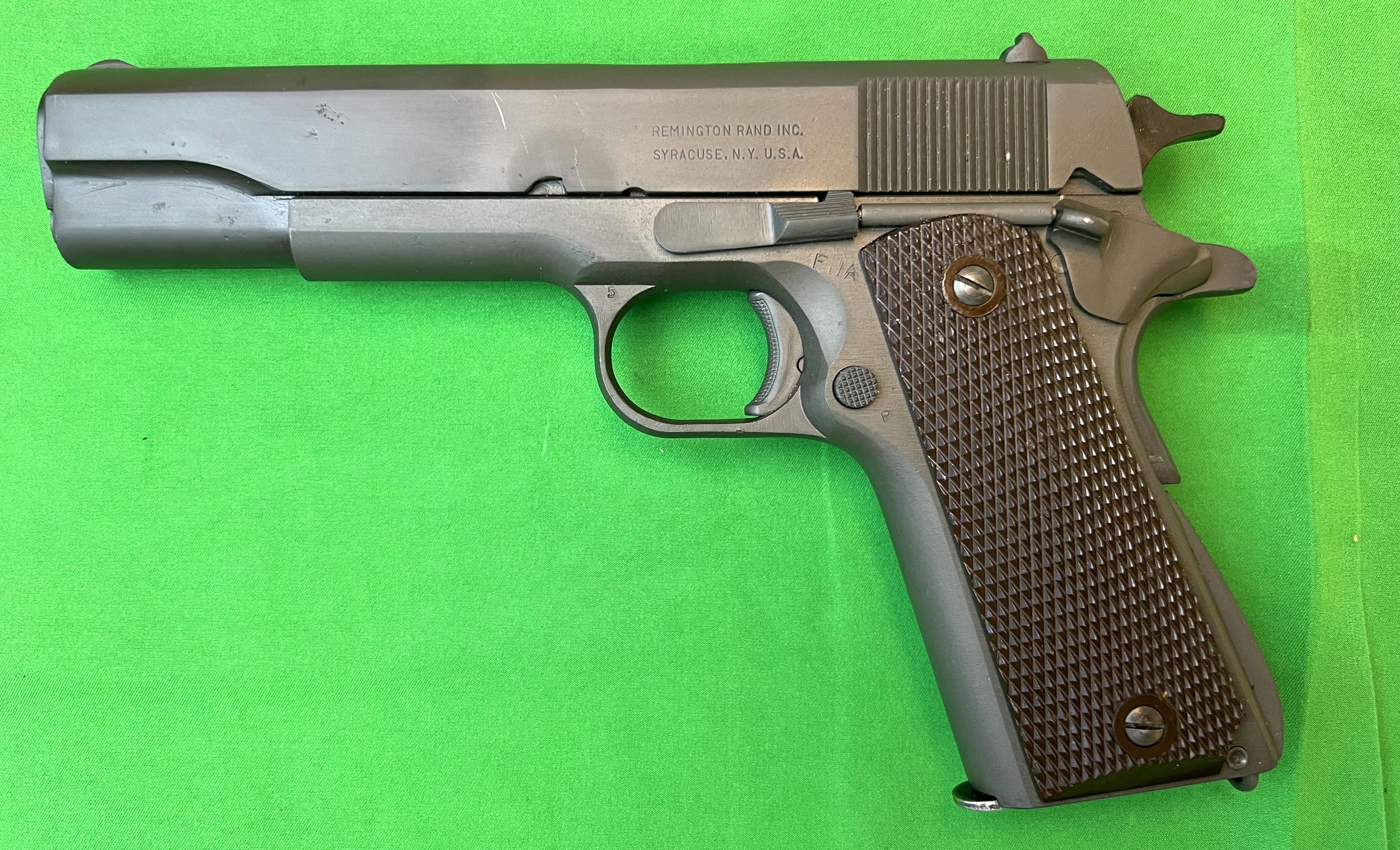 Available Firearms :: Remington Rand 1911 - 1943 Manufacture Date